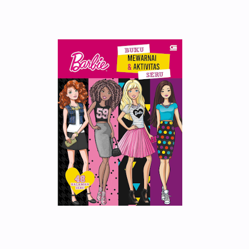 Barbie Buku Mewarnai dan Aktivitas Seru