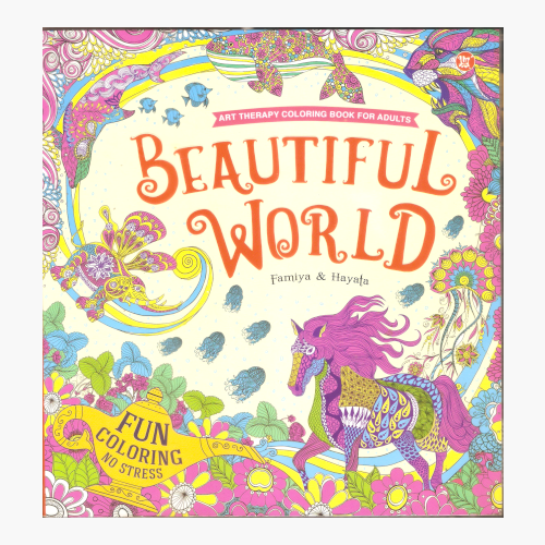 Download Beautiful World Art Therapy Coloring Book For Adults