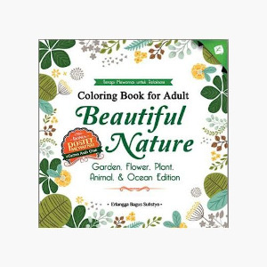 Coloring Book for Adult Beautiful Nature