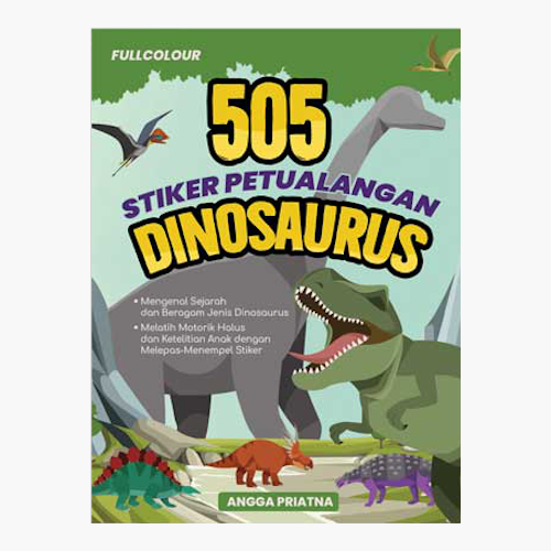 505 Stiker Petualangan Dinosaurus