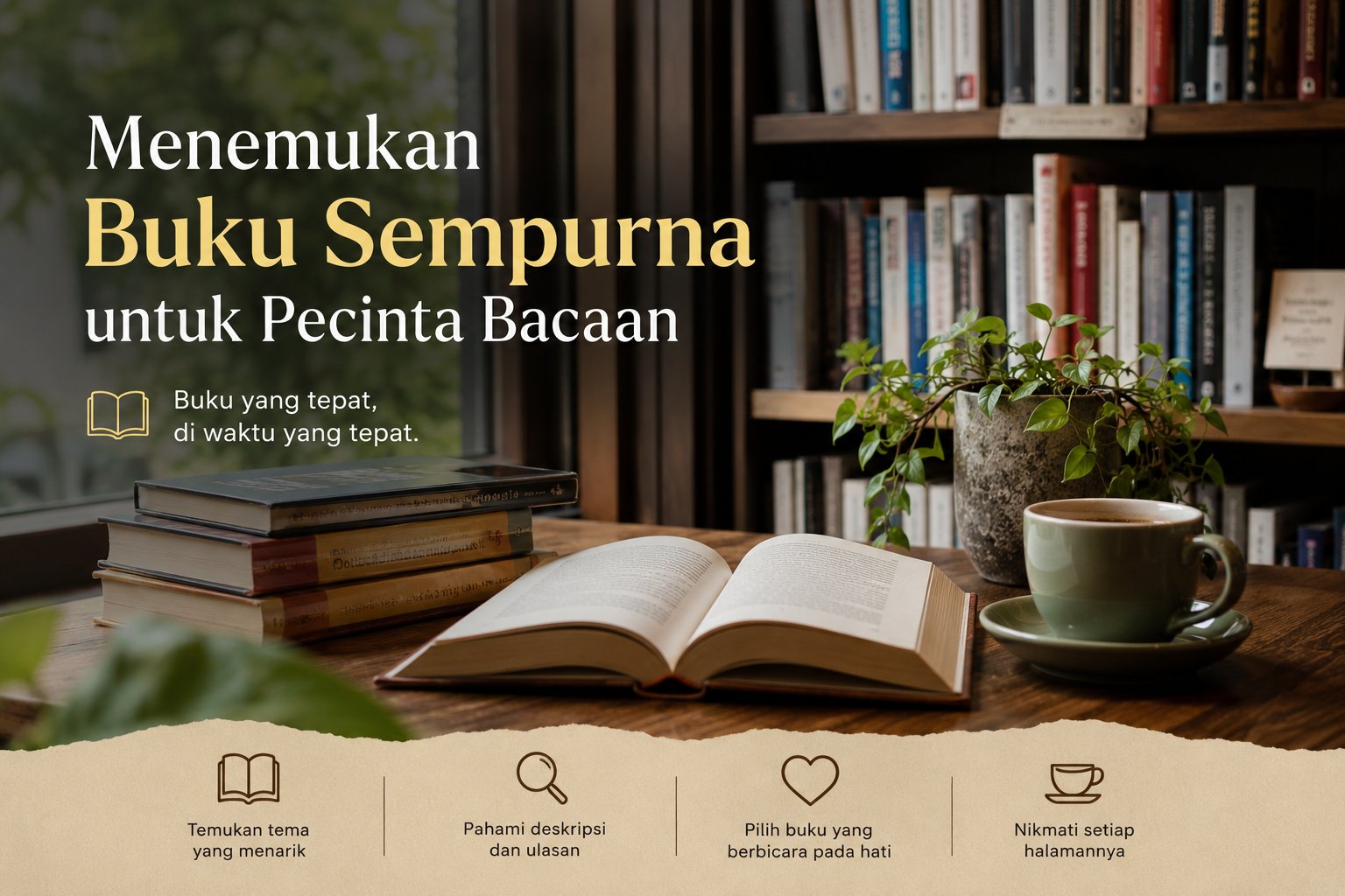 Menemukan Buku Sempurna untuk Pecinta Bacaan