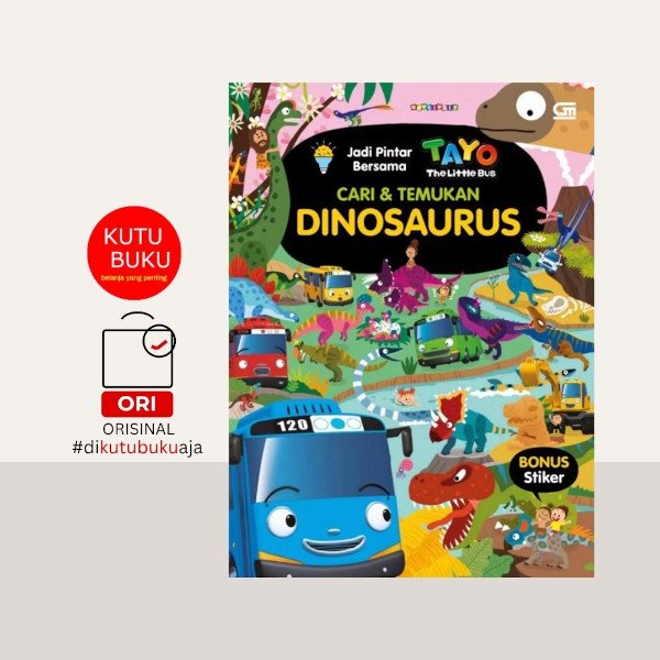 Jadi Pintar bersama Tayo The Little Bus : Cari & Temukan Dinosaurus